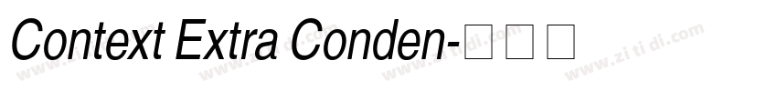 Context Extra Conden字体转换